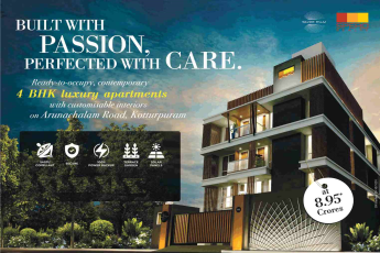 Book 4 BHK luxury apartments with customisable interiors at Spero Silver Palm in Chennai